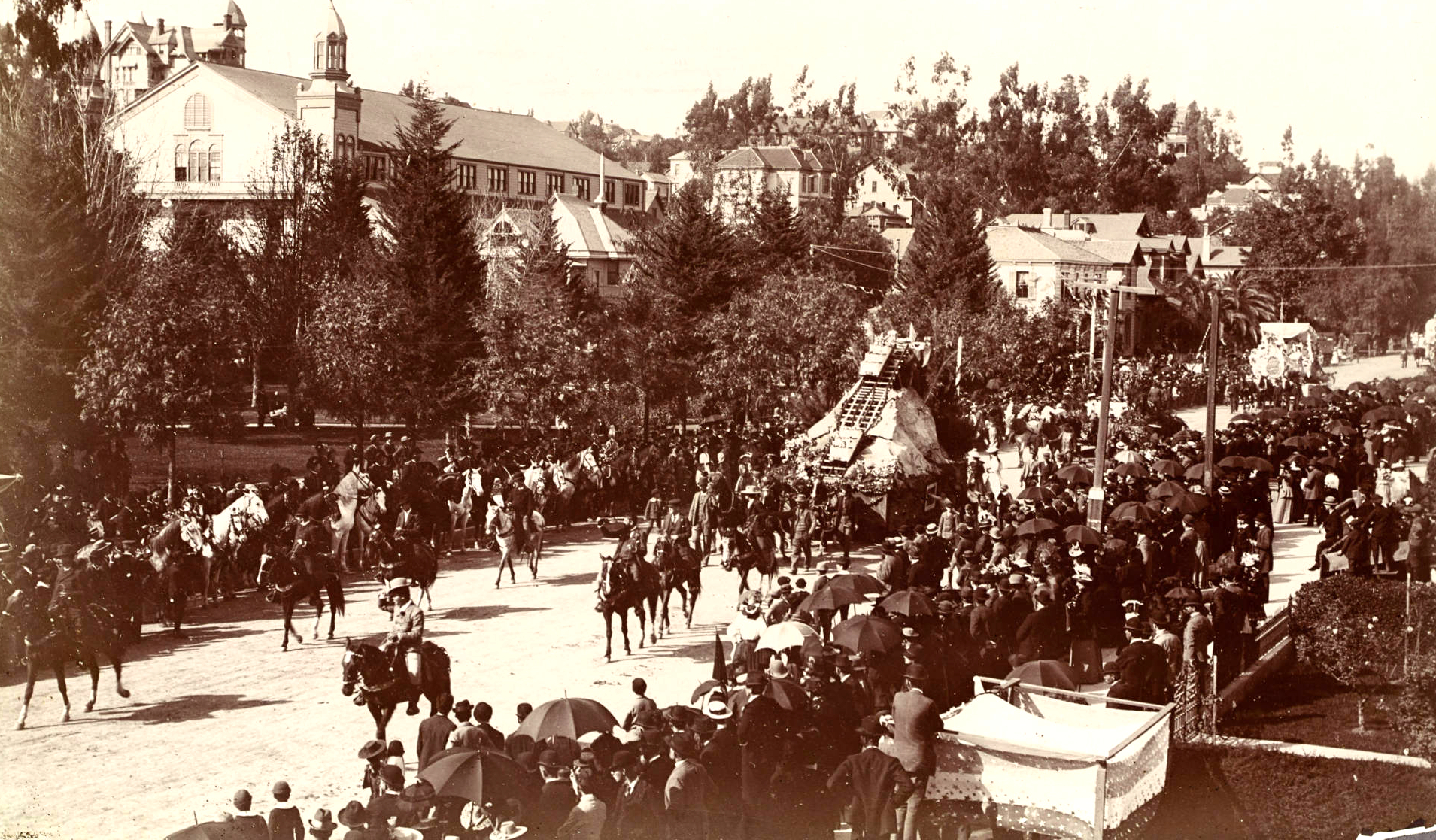Float in 1894 Fiesta parade