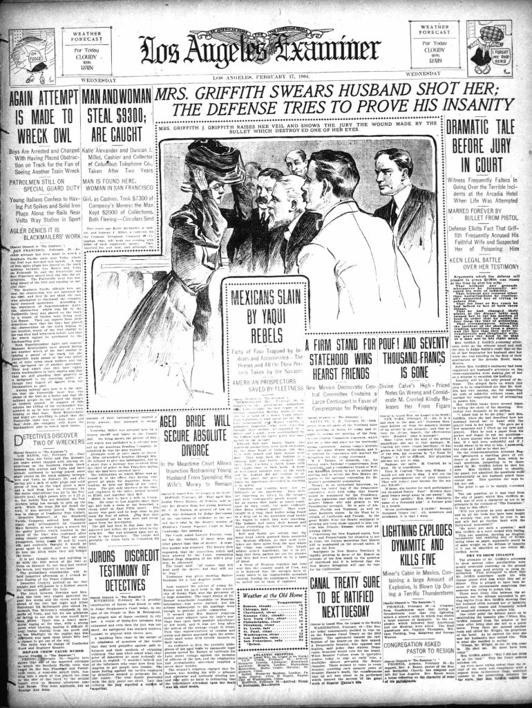 Examiner front page of Tina testifying